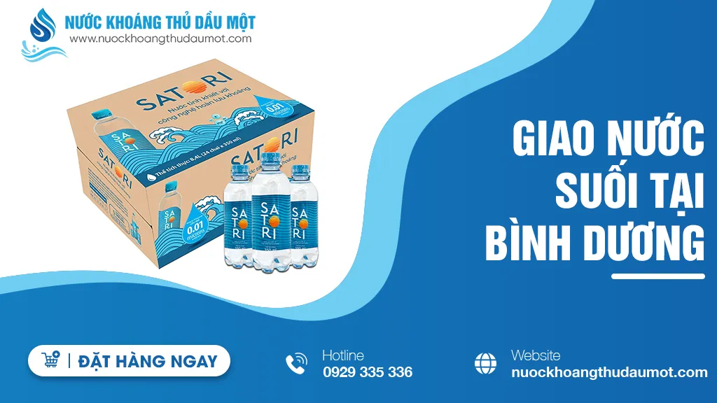 Giao nước suối tại Bình Dương