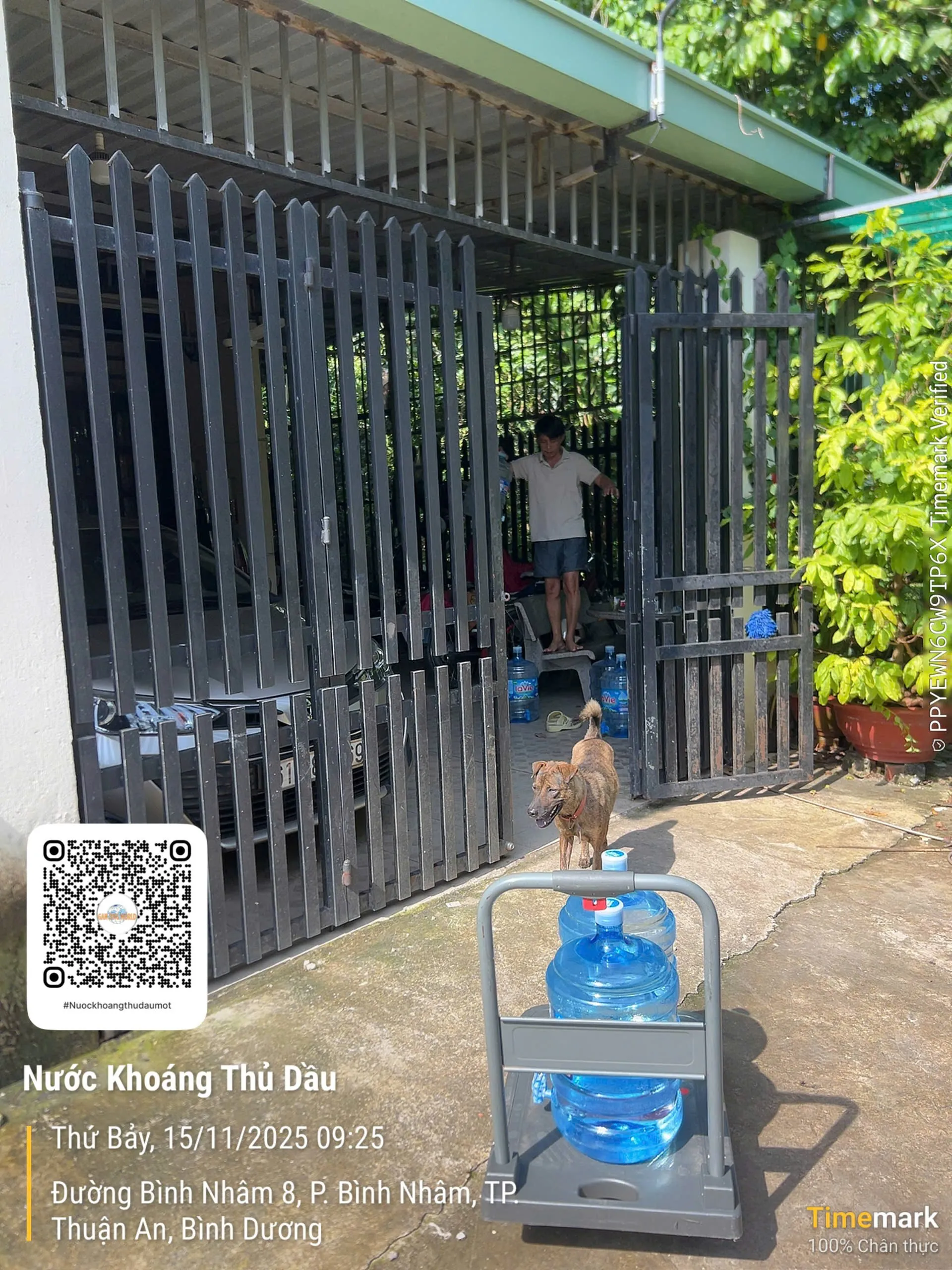 Giao nước suối tại Bình Dương