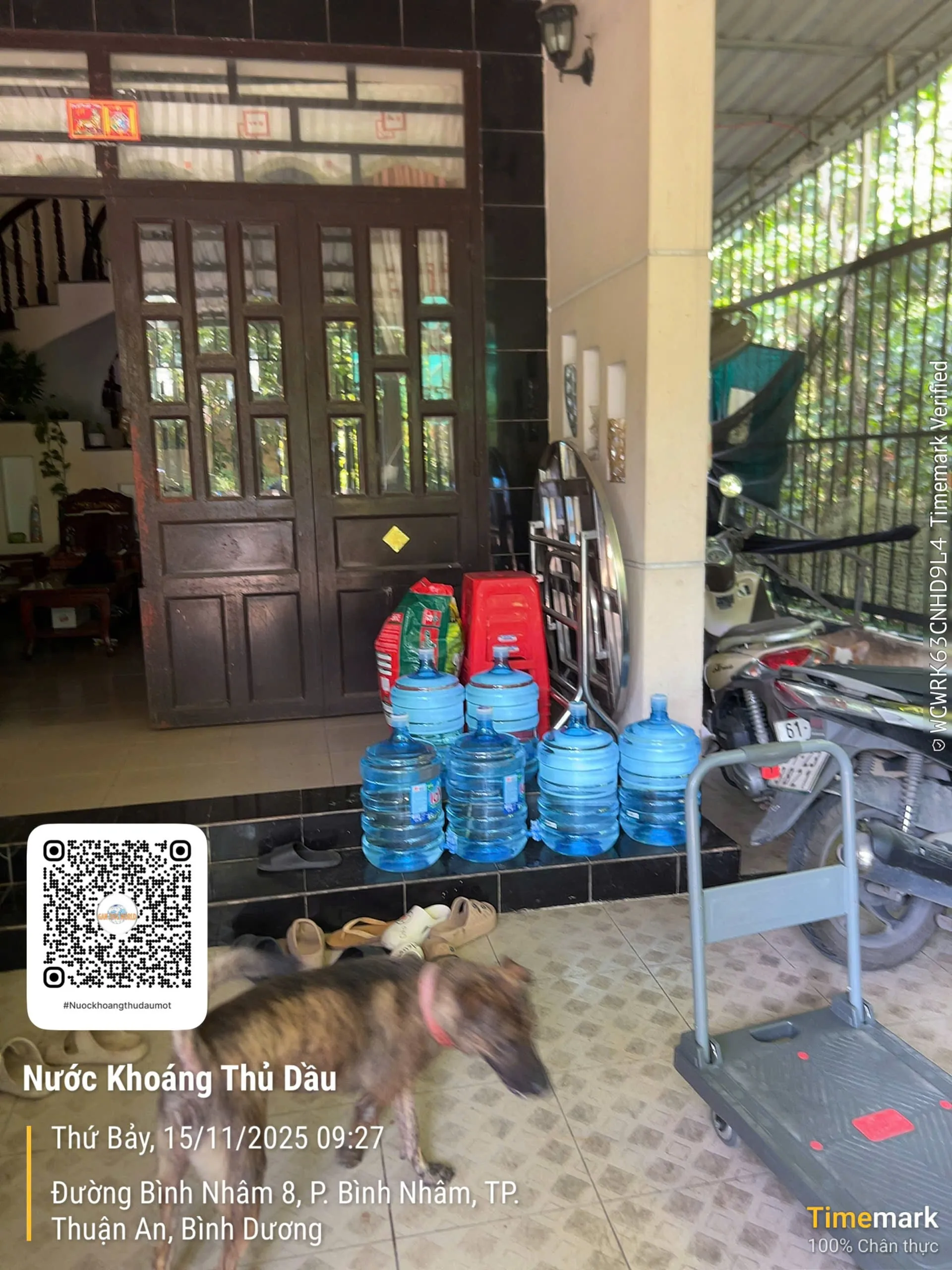 Giao nước suối tại Bình Dương