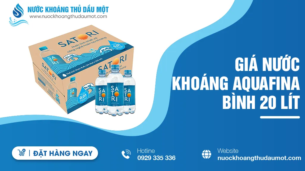 Giá nước khoáng aquafina bình 20 lít