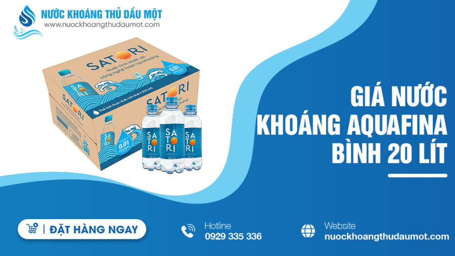 Giá nước khoáng aquafina bình 20 lít