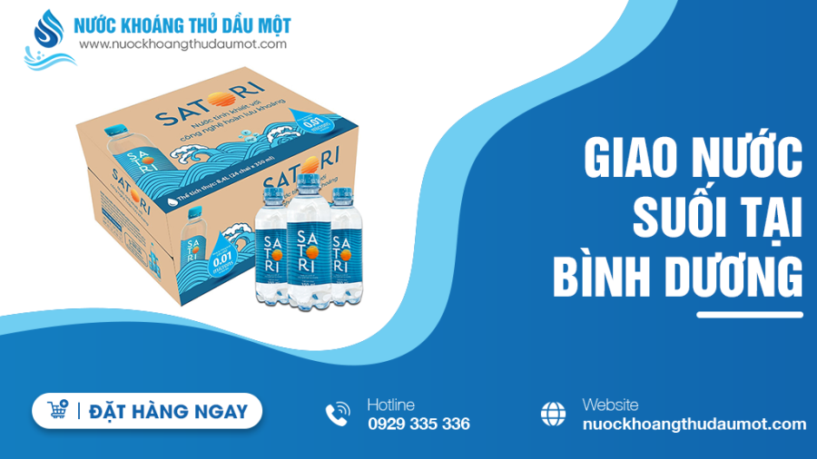 Giao nước suối tại bình dương