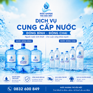 Cung cấp nước đóng bình, đóng chai