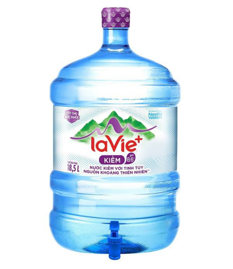 Nước khoáng lavie kiềm 19L