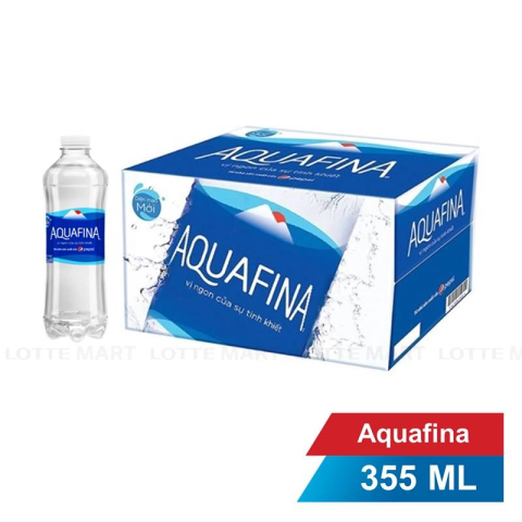Thùng nước Aquafina 355ml